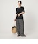 【WEB限定】＜at ease＞シアーテレコ バイカラー カットソー