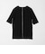 【WEB限定】＜at ease＞シアーテレコ バイカラー カットソー