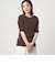 【WEB限定】＜at ease＞シアーテレコ バイカラー カットソー