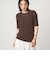 【WEB限定】＜at ease＞シアーテレコ バイカラー カットソー