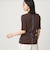 【WEB限定】＜at ease＞シアーテレコ バイカラー カットソー