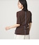 【WEB限定】＜at ease＞シアーテレコ バイカラー カットソー