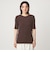 【WEB限定】＜at ease＞シアーテレコ バイカラー カットソー