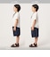 ハート柄 ドライ ワッフル Tシャツ / キッズ 110cm-160cm