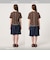 ハート柄 ドライ ワッフル Tシャツ / キッズ 110cm-160cm