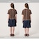 ハート柄 ドライ ワッフル Tシャツ / キッズ 110cm-160cm