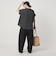 【WEB限定】＜at ease＞バック プリーツ ブラウス UVカット 通気性