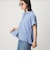 【WEB限定】＜at ease＞バック プリーツ ブラウス UVカット 通気性