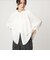 【WEB限定】＜at ease＞ノーカラー ギャザー ブラウス UVカット 通気性
