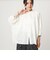 【WEB限定】＜at ease＞ノーカラー ギャザー ブラウス UVカット 通気性