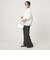【WEB限定】＜at ease＞ノーカラー ギャザー ブラウス UVカット 通気性