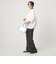 【WEB限定】＜at ease＞ノーカラー ギャザー ブラウス UVカット 通気性
