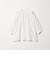【WEB限定】＜at ease＞ノーカラー ギャザー ブラウス UVカット 通気性
