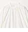 【WEB限定】＜at ease＞ノーカラー ギャザー ブラウス UVカット 通気性