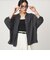 【WEB限定】＜at ease＞ノーカラー ギャザー ブラウス UVカット 通気性