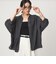 【WEB限定】＜at ease＞ノーカラー ギャザー ブラウス UVカット 通気性