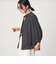 【WEB限定】＜at ease＞ノーカラー ギャザー ブラウス UVカット 通気性
