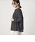 【WEB限定】＜at ease＞ノーカラー ギャザー ブラウス UVカット 通気性