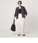 【WEB限定】＜at ease＞ノーカラー ギャザー ブラウス UVカット 通気性