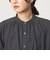 【WEB限定】＜at ease＞ノーカラー ギャザー ブラウス UVカット 通気性