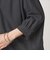 【WEB限定】＜at ease＞ノーカラー ギャザー ブラウス UVカット 通気性