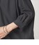 【WEB限定】＜at ease＞ノーカラー ギャザー ブラウス UVカット 通気性