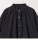 【WEB限定】＜at ease＞ノーカラー ギャザー ブラウス UVカット 通気性