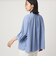 【WEB限定】＜at ease＞ノーカラー ギャザー ブラウス UVカット 通気性