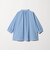 【WEB限定】＜at ease＞ノーカラー ギャザー ブラウス UVカット 通気性