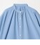 【WEB限定】＜at ease＞ノーカラー ギャザー ブラウス UVカット 通気性