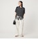 【WEB限定】＜at ease＞スソ レース ブラウス UVカット 通気性
