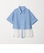 【WEB限定】＜at ease＞スソ レース ブラウス UVカット 通気性