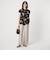 フラワー ヨーク フレア ブラウス マシンウォッシャブル・接触冷感