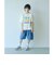 デニム バルーン ハーフ パンツ / キッズ 100cm-160cm