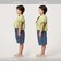 デニム バルーン ハーフ パンツ / キッズ 100cm-160cm