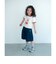 デニム バルーン ハーフ パンツ / キッズ 100cm-160cm