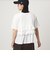 【WEB限定】＜at ease＞フロント フリル ショートスリーブ カットソー