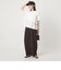 【WEB限定】＜at ease＞フロント フリル ショートスリーブ カットソー