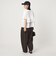 【WEB限定】＜at ease＞フロント フリル ショートスリーブ カットソー