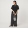 【WEB限定】＜at ease＞フロント フリル ショートスリーブ カットソー