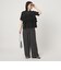【WEB限定】＜at ease＞フロント フリル ショートスリーブ カットソー