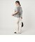 【WEB限定】＜at ease＞フロント フリル ショートスリーブ カットソー
