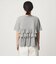 【WEB限定】＜at ease＞フロント フリル ショートスリーブ カットソー