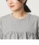 【WEB限定】＜at ease＞フロント フリル ショートスリーブ カットソー