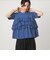 【WEB限定】＜at ease＞フロント フリル ショートスリーブ カットソー