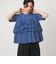 【WEB限定】＜at ease＞フロント フリル ショートスリーブ カットソー