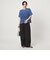 【WEB限定】＜at ease＞フロント フリル ショートスリーブ カットソー