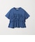 【WEB限定】＜at ease＞フロント フリル ショートスリーブ カットソー
