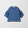 【WEB限定】＜at ease＞袖フリル  ショートスリーブ カットソー