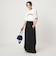 【WEB限定】＜at ease＞ジョーゼット プリント カットソー  吸水速乾